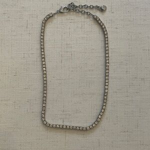 Chico's - Silver Tennis Necklace